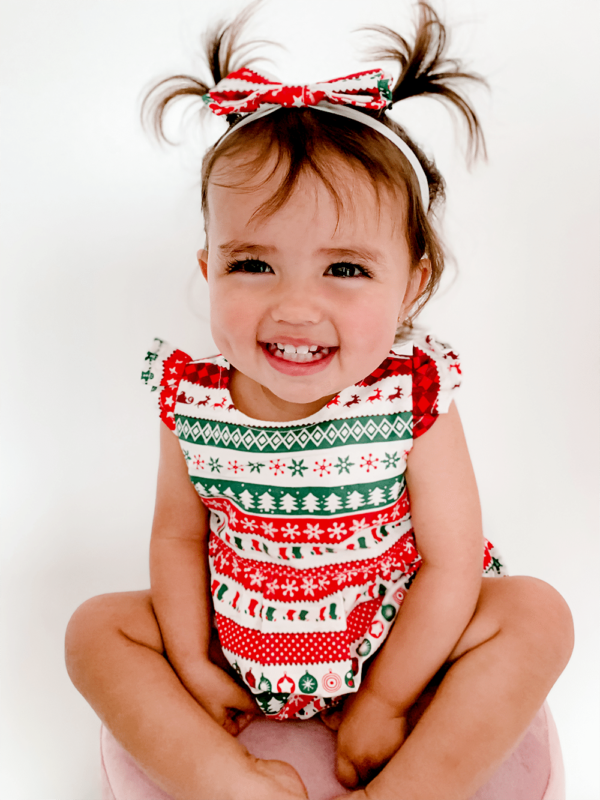 Unique Baby Christmas outfit romper onesie