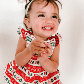 Cute Unique Baby Christmas outfit romper onesie
